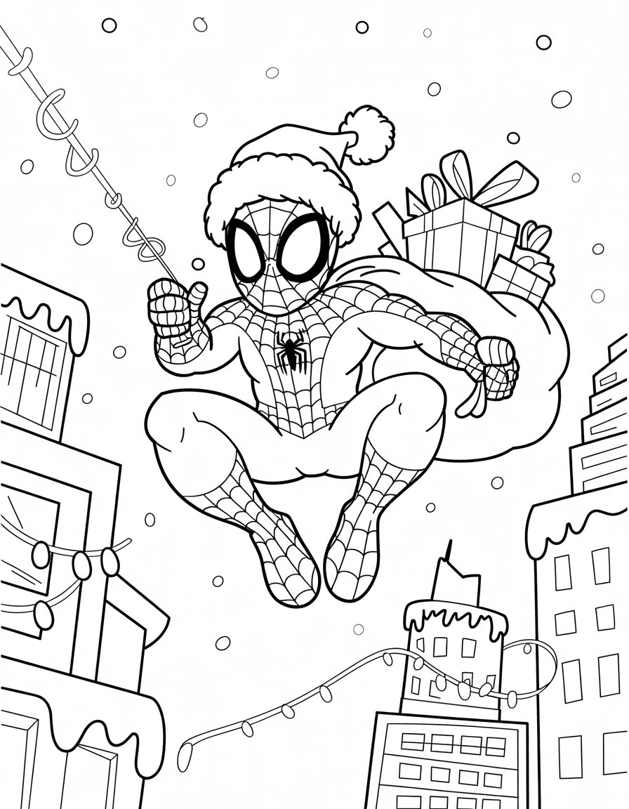 Christmas Spider-Man